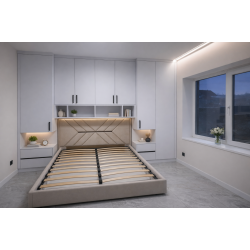 Dulap dormitor cu pat integrat A-91